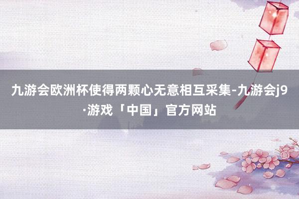 九游会欧洲杯使得两颗心无意相互采集-九游会j9·游戏「中国」官方网站