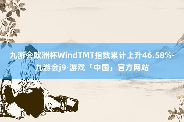 九游会欧洲杯WindTMT指数累计上升46.58%-九游会j9·游戏「中国」官方网站